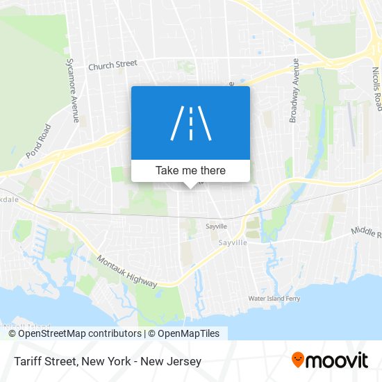 Tariff Street map