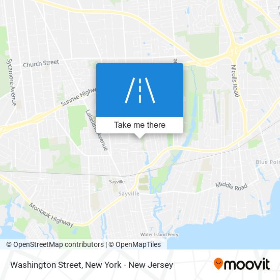 Mapa de Washington Street