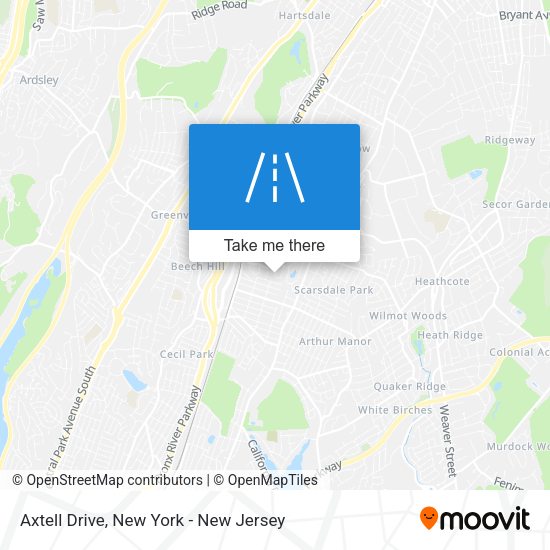 Mapa de Axtell Drive