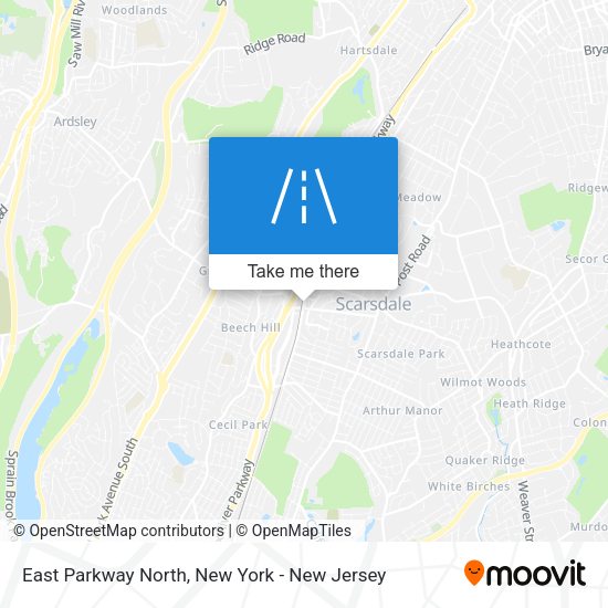 East Parkway North map