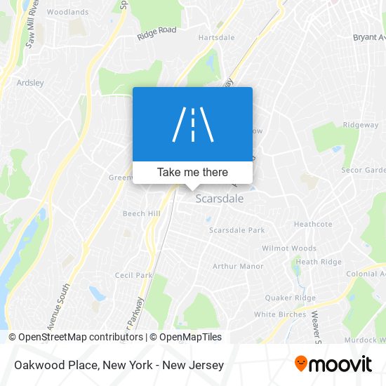 Oakwood Place map