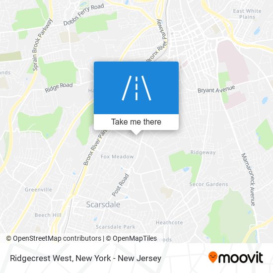 Mapa de Ridgecrest West