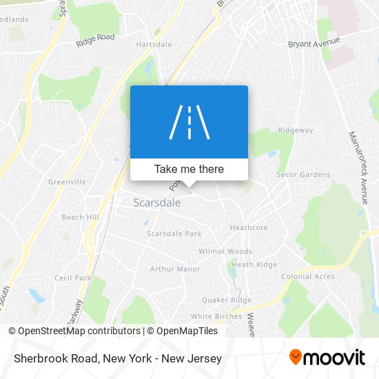 Sherbrook Road map