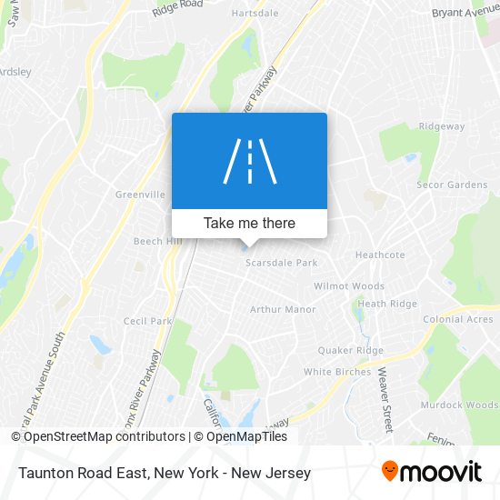 Mapa de Taunton Road East