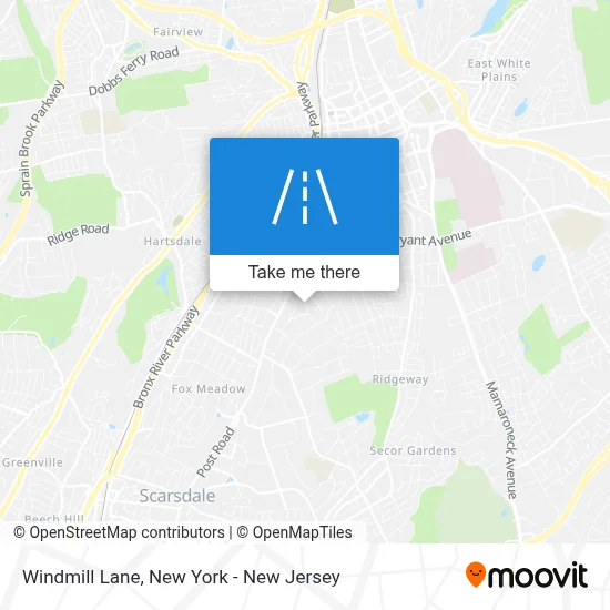 Windmill Lane map