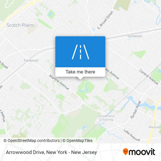 Arrowwood Drive map