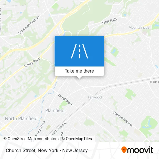 Mapa de Church Street