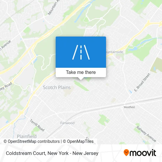 Coldstream Court map