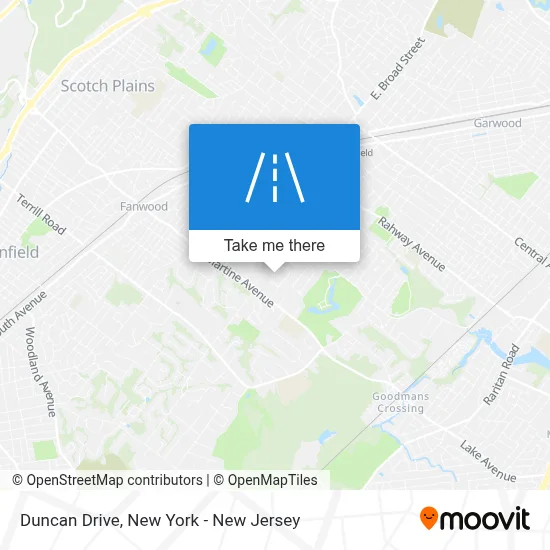 Duncan Drive map