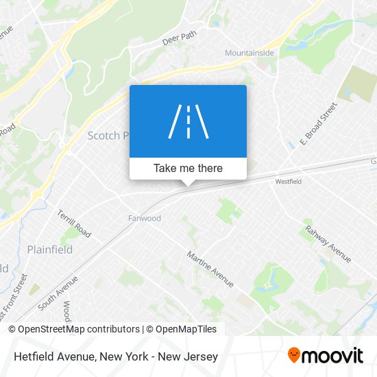 Mapa de Hetfield Avenue