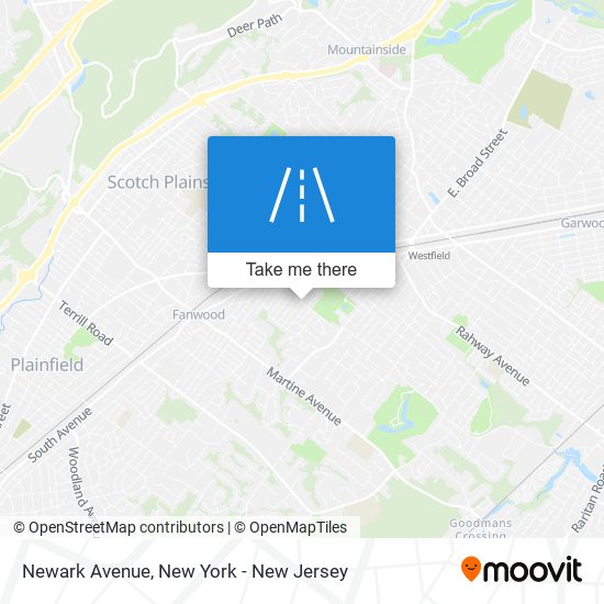 Mapa de Newark Avenue