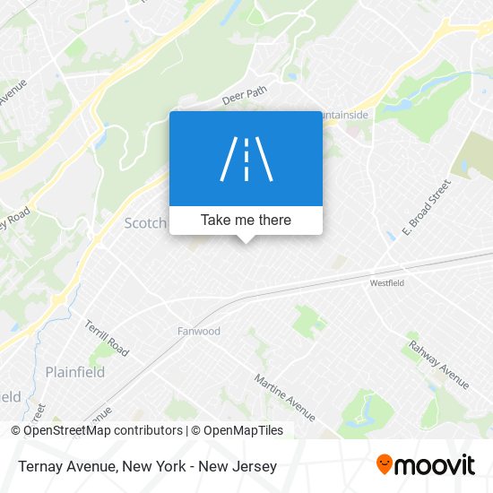 Ternay Avenue map