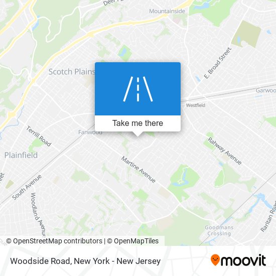 Mapa de Woodside Road