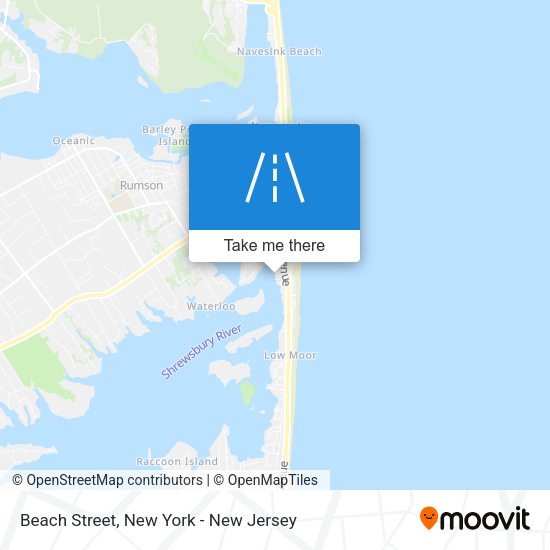 Beach Street map