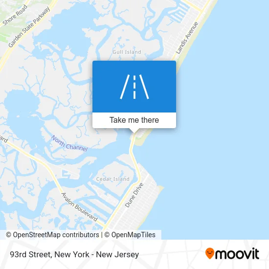 93rd Street map