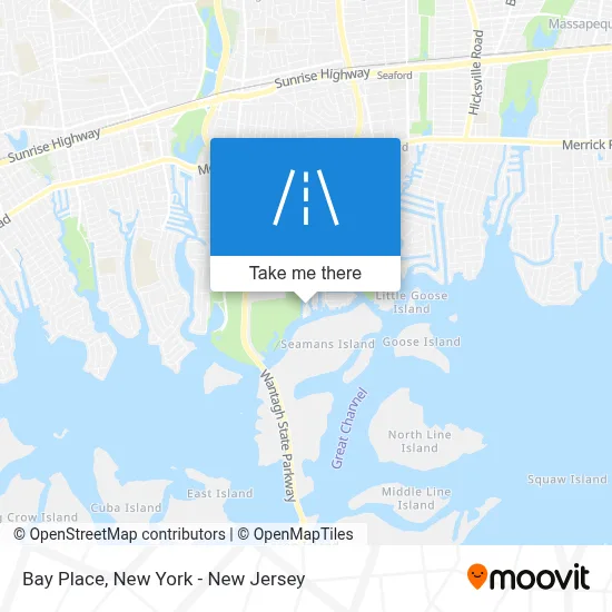 Bay Place map