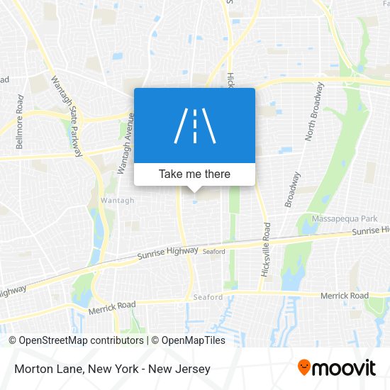 Morton Lane map