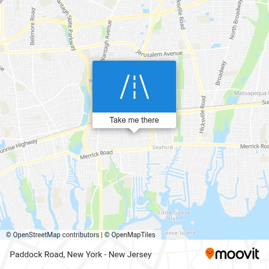 Paddock Road map