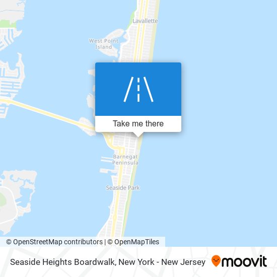 How to get to Seaside Heights Boardwalk in Seaside Heights, Nj by Bus