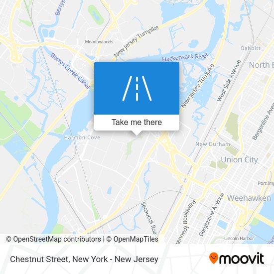 Mapa de Chestnut Street