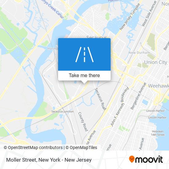 Mapa de Moller Street
