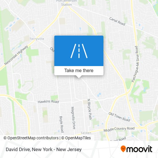 David Drive map