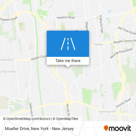 Mueller Drive map