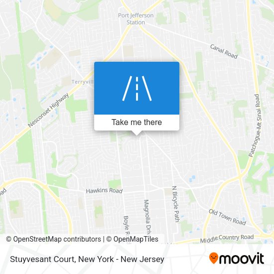 Mapa de Stuyvesant Court