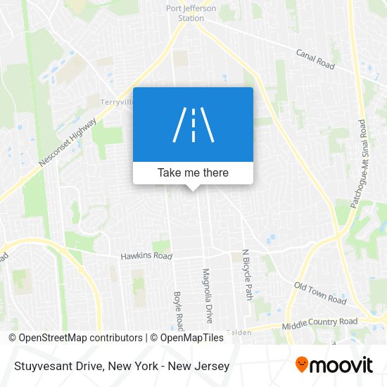 Mapa de Stuyvesant Drive