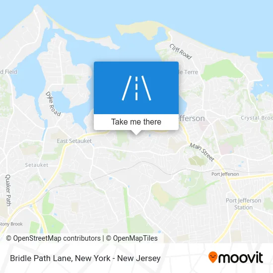Bridle Path Lane map