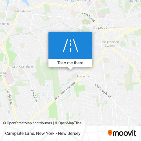 Mapa de Campsite Lane