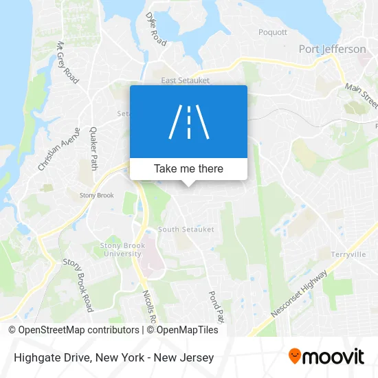 Highgate Drive map