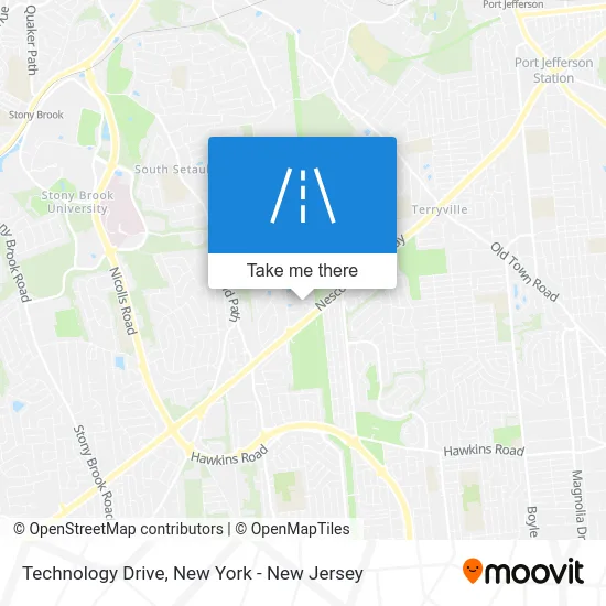 Technology Drive map