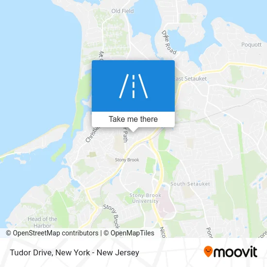 Tudor Drive map