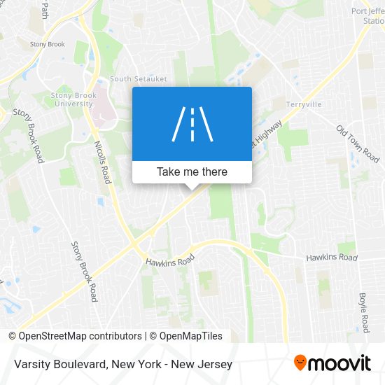 Mapa de Varsity Boulevard
