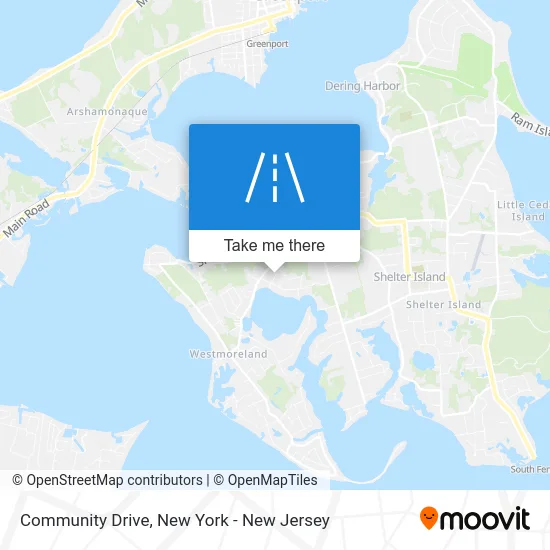Community Drive map