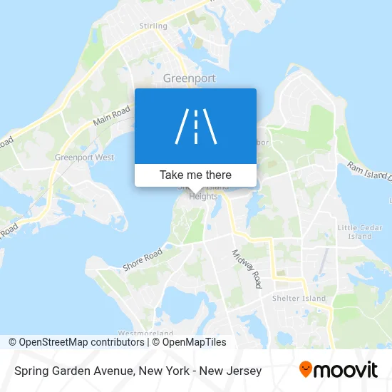 Spring Garden Avenue map