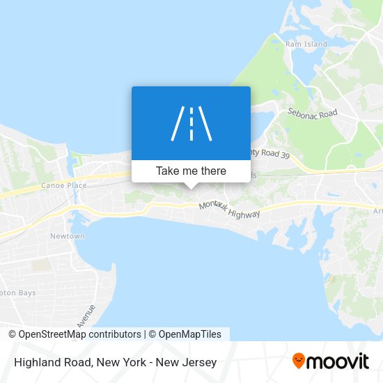 Mapa de Highland Road