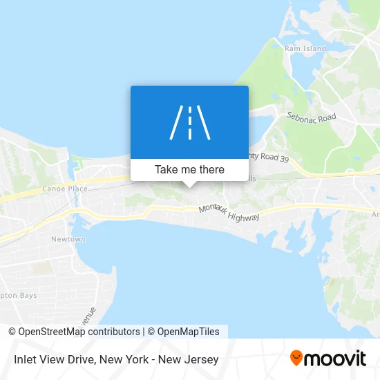 Inlet View Drive map