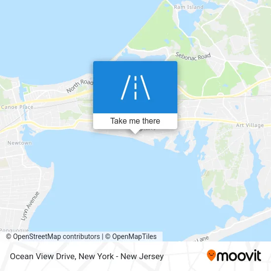 Ocean View Drive map