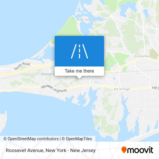 Mapa de Roosevet Avenue