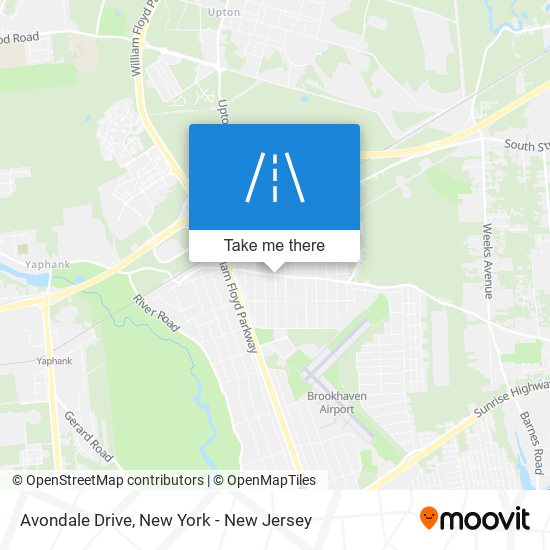 Avondale Drive map