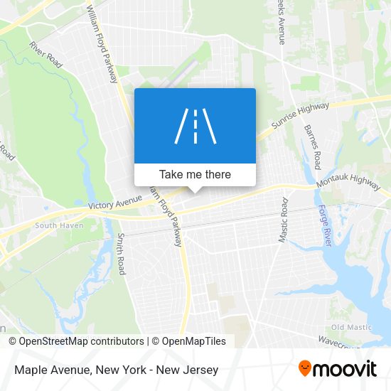 Mapa de Maple Avenue