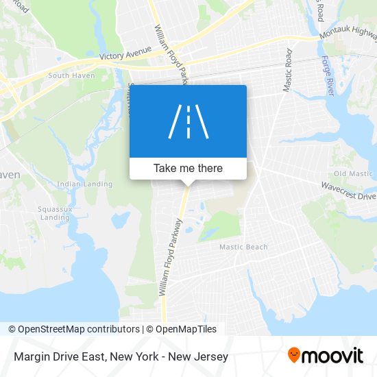 Margin Drive East map