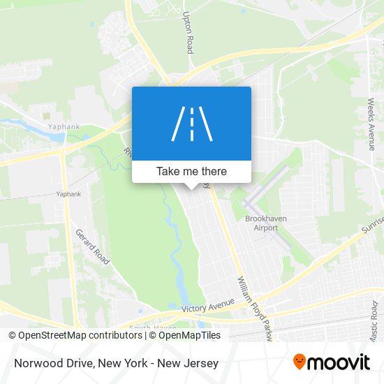 Norwood Drive map