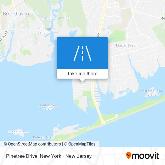Pinetree Drive map