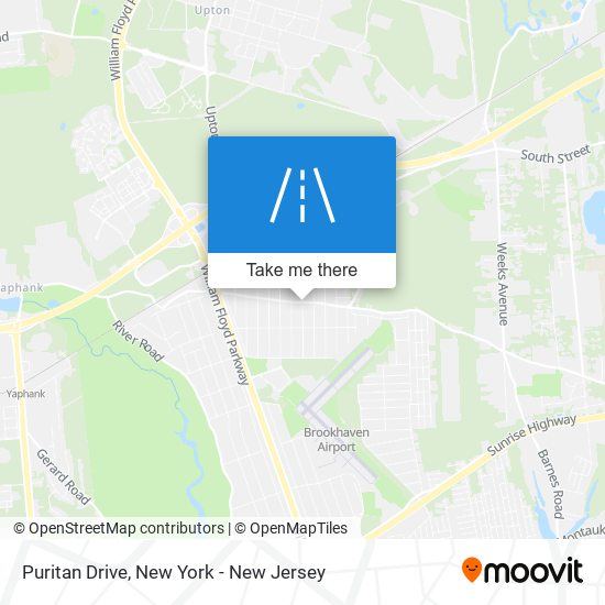 Puritan Drive map