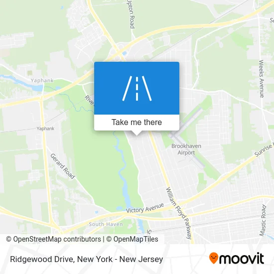 Ridgewood Drive map