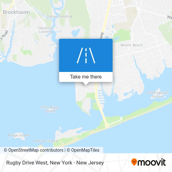 Rugby Drive West map