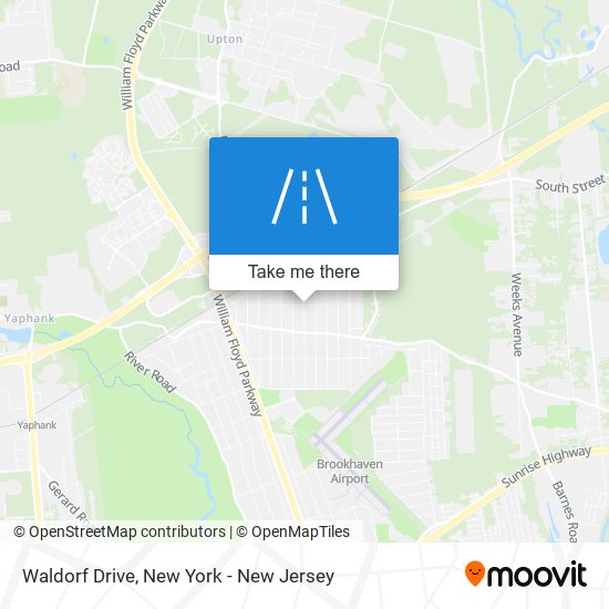 Waldorf Drive map